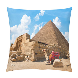 Personality  Pyramid In Egypt Pillow Covers