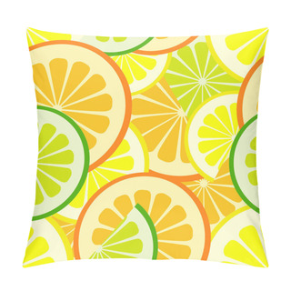 Personality  Citrus Seamless Pattern Pillow Covers