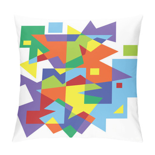 Personality  Abstract Colorful Vector Geometric Pattern Pillow Covers