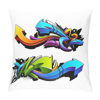 Personality  Graffiti Arrows Designs Pillow Covers