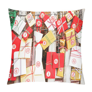 Personality  Advent Calendar Pillow Covers