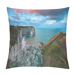 Personality  Sunrise Over Cliffs In Atlantic Ocean Pillow Covers