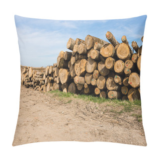 Personality  Chopped Tree Logs Pillow Covers