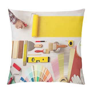 Personality  Painting And Decorating DIY Banner Pillow Covers