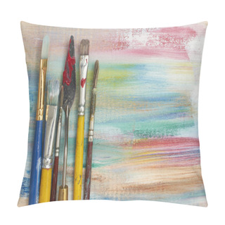 Personality  Back To School Series: Art Supplies Pillow Covers