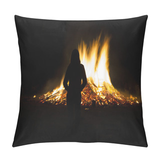 Personality  Celebrating Midsummer With A Large Fire Pillow Covers