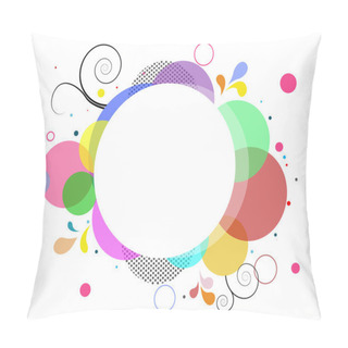 Personality  Abstract Colorful Frame Background Pillow Covers