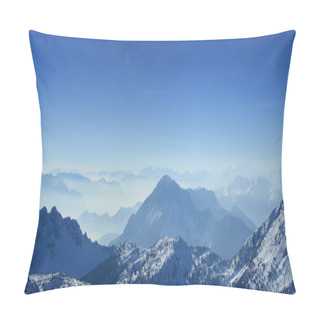 Personality  Mountains Top Panorama Pillow Covers