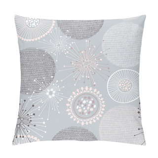 Personality  Seamless Abstract Floral Pattern. Pillow Covers