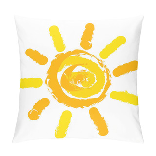 Personality  Sun Illustration Pillow Covers