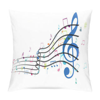Personality  Colorful Music Design  Pillow Covers