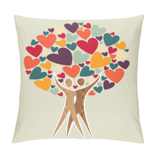 Personality  Family Tree Of Love Pillow Covers