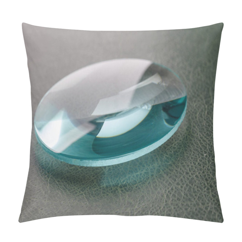 Personality  Optical Convex Lens, Glass Lens Close Up. Pillow Covers