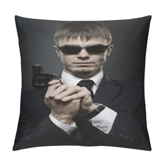 Personality  Businessman Pillow Covers