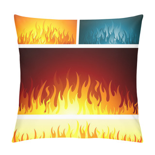 Personality  Fire Background Pillow Covers