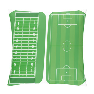Personality  Set Sport Fields Pillow Covers
