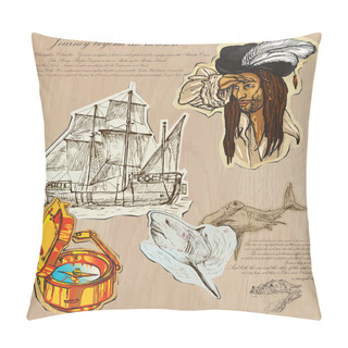 Personality  Pirates - Journey Beyond The Horizon Pillow Covers