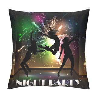 Personality  Party  Flyer. Salute- Pillow Covers
