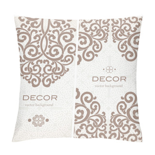 Personality  Invitation. East Ornament. Pillow Covers