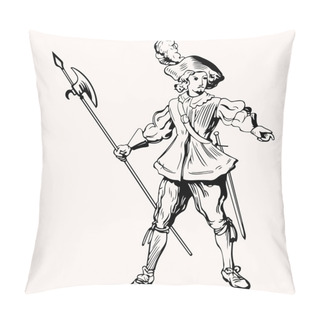 Personality  Halberdier Pillow Covers