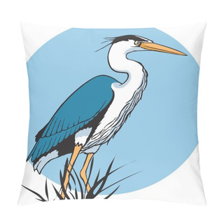 Personality  Heron Pillow Covers