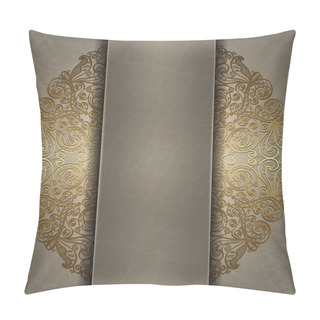 Personality  Golden Background Pillow Covers