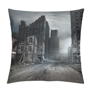 Personality  Destroyed Tenement House Pillow Covers