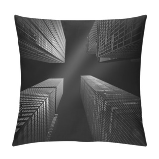 Personality  Four New York Skyscrapers Pillow Covers