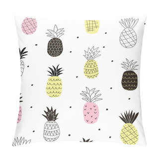 Personality  Colorful Abstract Pineapples Seamless Pattern Pillow Covers