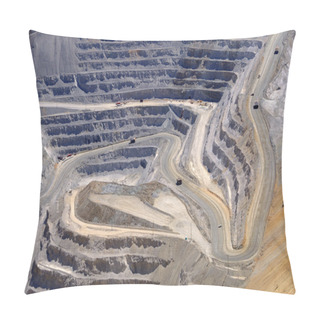 Personality  Close-up Of Copper Mine Open Pit Excavation Pillow Covers