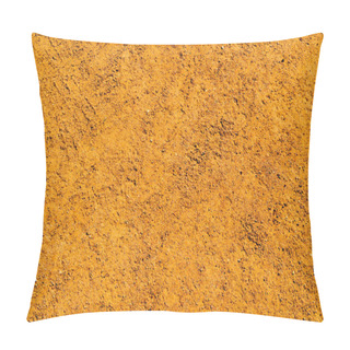 Personality  Dark Brown Pressed Hard Textured Relief Sand. The Background. Pillow Covers