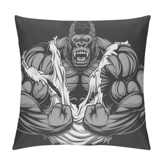 Personality  Terrible Gorilla Athlete Pillow Covers