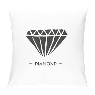 Personality  Diamond Logo Design Pillow Covers