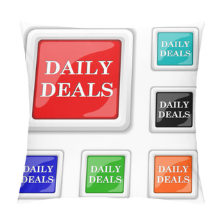 Personality  Daily Deals Icon Pillow Covers