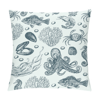 Personality  Various Underwater Inhabitants Pillow Covers