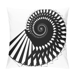 Personality  Geometric, Angular Snail Pillow Covers