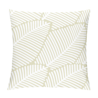 Personality  Seamless Pattern Of Stylized Leaves. Pillow Covers