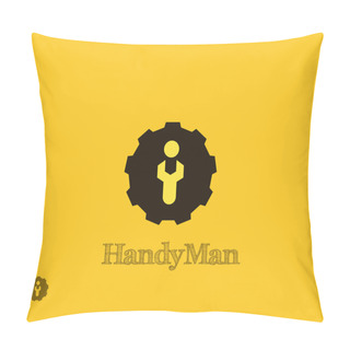 Personality  HandyMan Symbol Pillow Covers