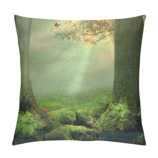 Personality  Enchanted Forest Pillow Covers