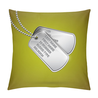 Personality  Vector Identity Tags, Vector Design Pillow Covers