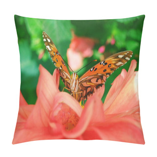 Personality  Orange Butterfly Pillow Covers