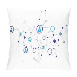 Personality  Human Model Connection Pillow Covers