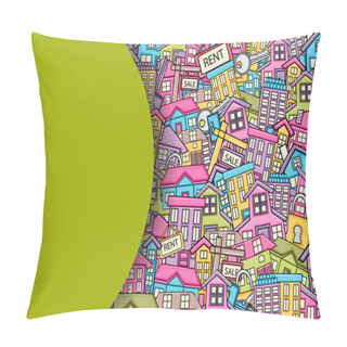 Personality  Cartoon Doodles Apartments  Pillow Covers