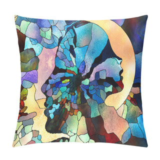 Personality  Evolving Color Division Pillow Covers