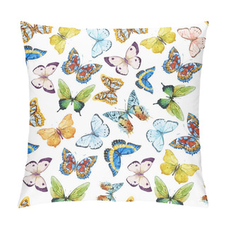 Personality  Watercolor Butterfly Pattern Pillow Covers