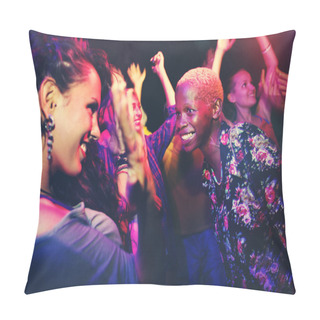Personality  Friends At Party, Happiness Concept Pillow Covers