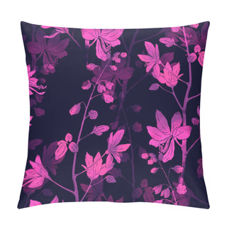 Personality  Southern Flower. Seamless Pattern Pillow Covers
