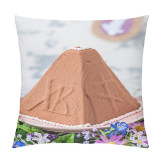 Personality  Easter Chocolate Quark Dessert, Paskha Pillow Covers