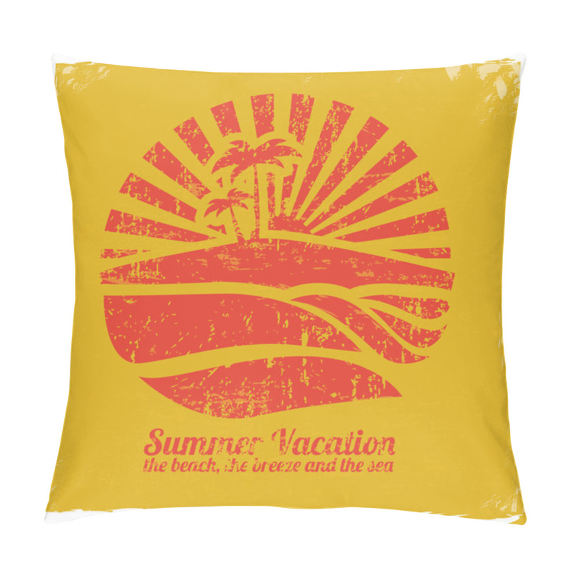 Personality  summer vacation pillow covers