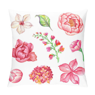 Personality  Watercolor Illustration Background Pillow Covers